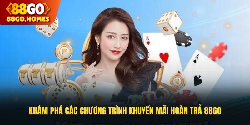 Khám phá các chương trình khuyến mãi hoàn trả 88GO