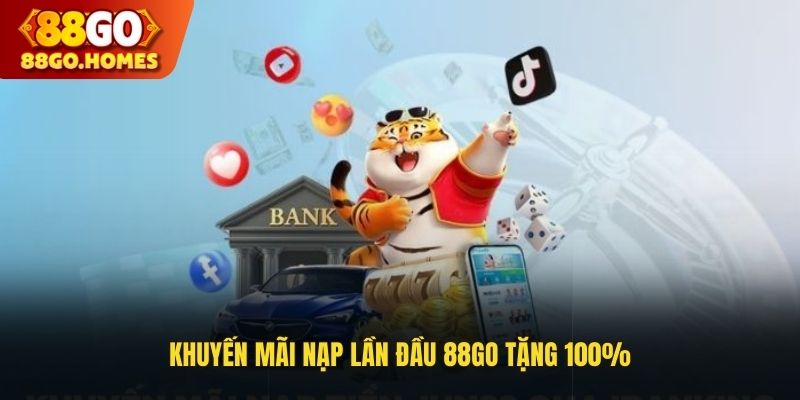 Khuyến mãi nạp lần đầu 88GO tặng 100%